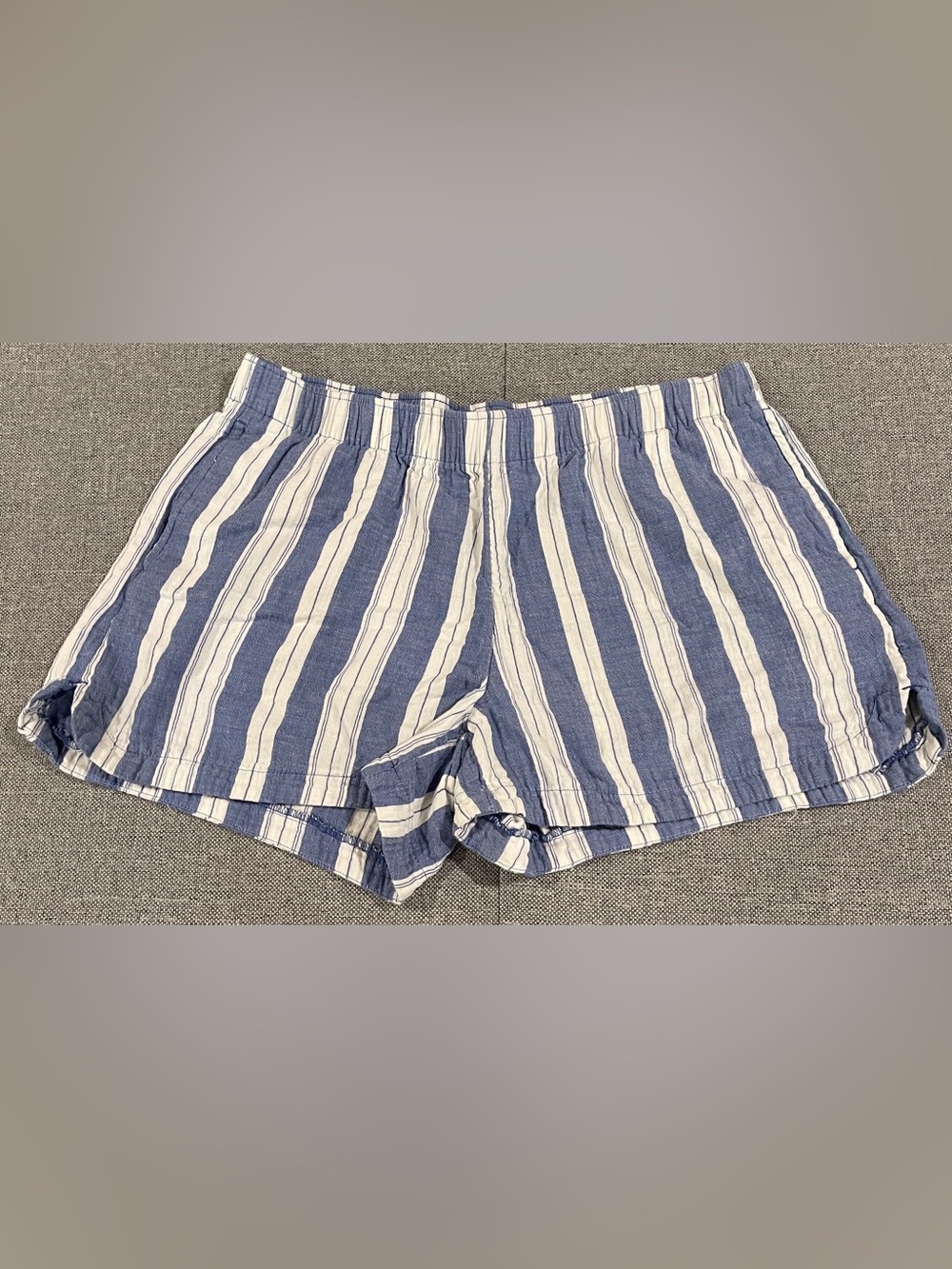 Old Navy Womans Linen Blend High-Waisted Striped Shorts 3.5 inch inseam size XL